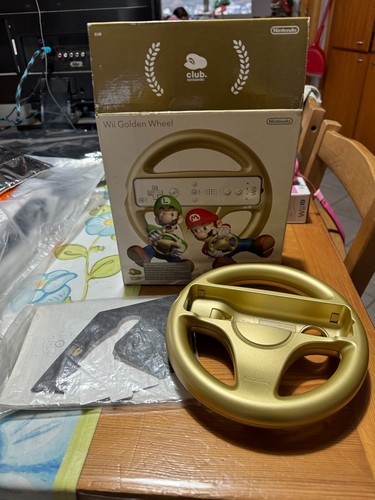 Nintendo club wii golden wheel - golden,